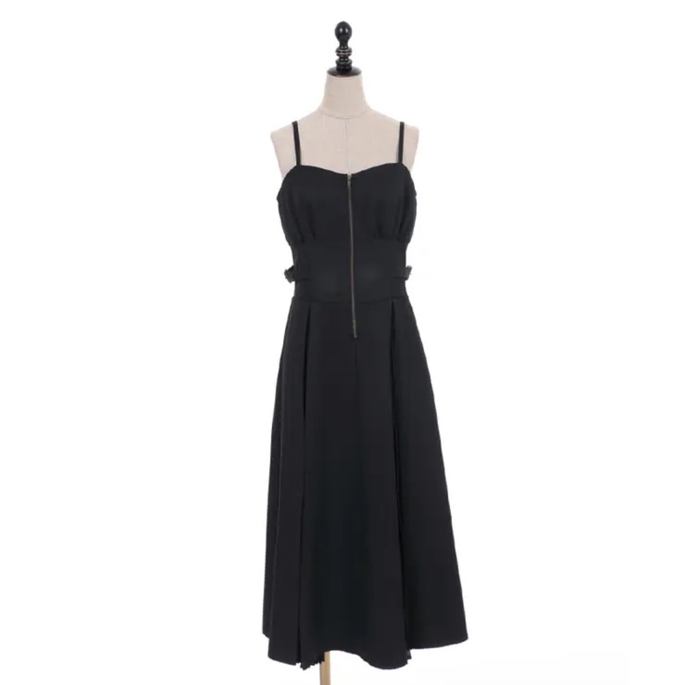 Axes Femme POETIQUE Pleated Design Long Dress